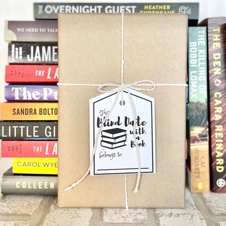 Blind Date With a Book Gift for Reader Gift Book Lover Gift Mystery ...