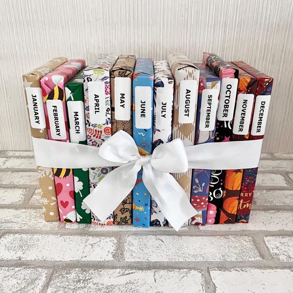 Book Advent Calendar Gift Blind Date with a Book Gift Mother Day Gift Bookworm Gift Reader Gift Valentine Gift Book Lover Gift Birthday Gift