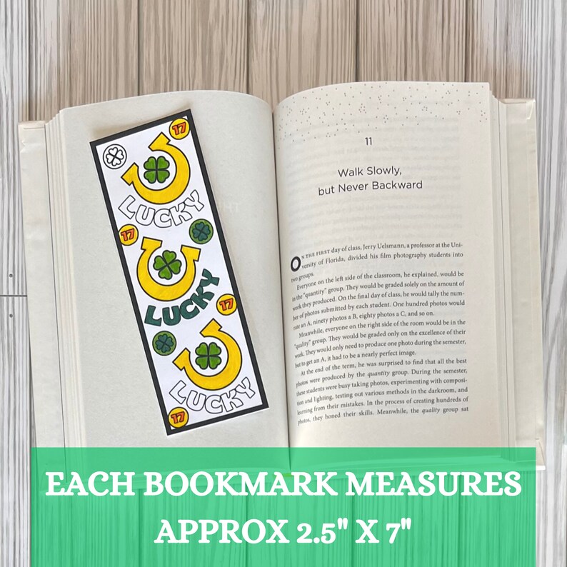 St Patrick's Day Printable Bookmark Adult Coloring Bookmarks Digital ...