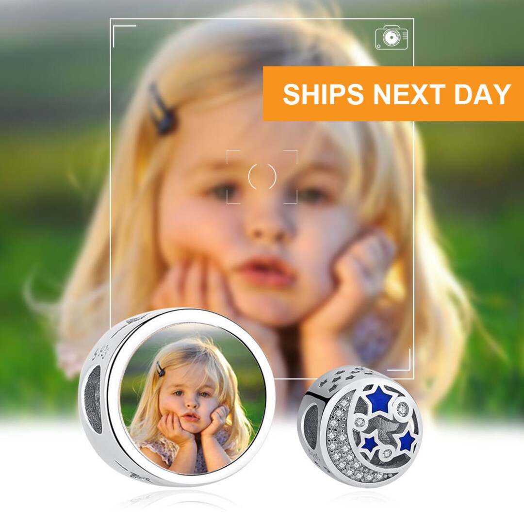 Custom Photo Charm of Bracelet, Fits Pandora Bracelet,individual