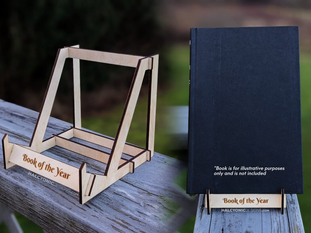 Personalized Book Display Holder Perfect for Book Readers and Bookworms