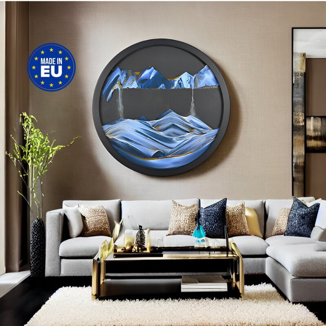 3D Moving Sand Art Wall Hanging Picture Large Moving Wall Etsy UK