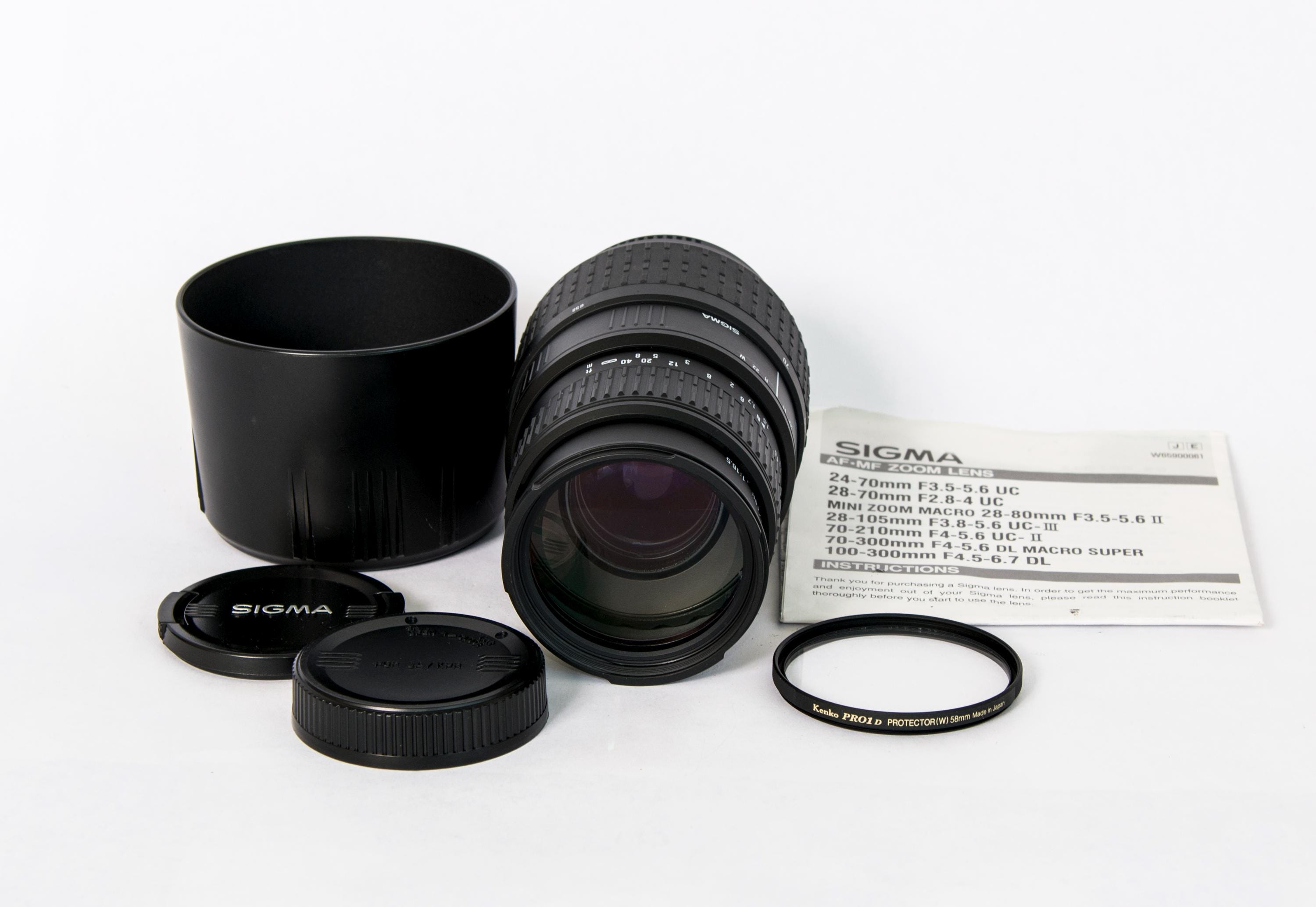 70-300mm Sigma Macro DL Lens for eBay f⁄4-5.6 | AF F4-5.6 Super 