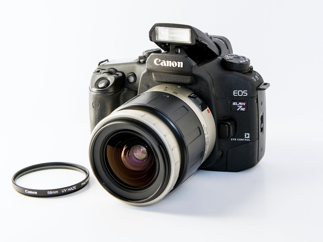 Canon EOS Elan 7NE 7S SLR 35mm Film Camera With Lens Tested Etsy