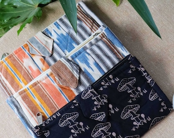 Upcycled Handmade Handloom Wallet | Upcycled Ethical Gifts | Handmade Boho Gifts | Ethnic Eco Christmas Gifts