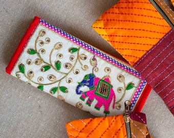 Handmade Handloom Wallet | Upcycled Ethical Gifts | Handmade Gifts | Ethnic Eco Gifts