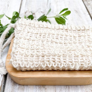 Soap Saver Bag| Soap Bag| Hemp Bag| Gifts for Her| Natural Skincare| Sisal Bag