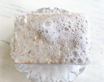 Oatmeal Honey Goat Milk Soap, Handmade Soap Bar, Party Favor Soap, Artisan Soap, Valentine’s Day Gift, Body Soap, Eczema Relief, Natural