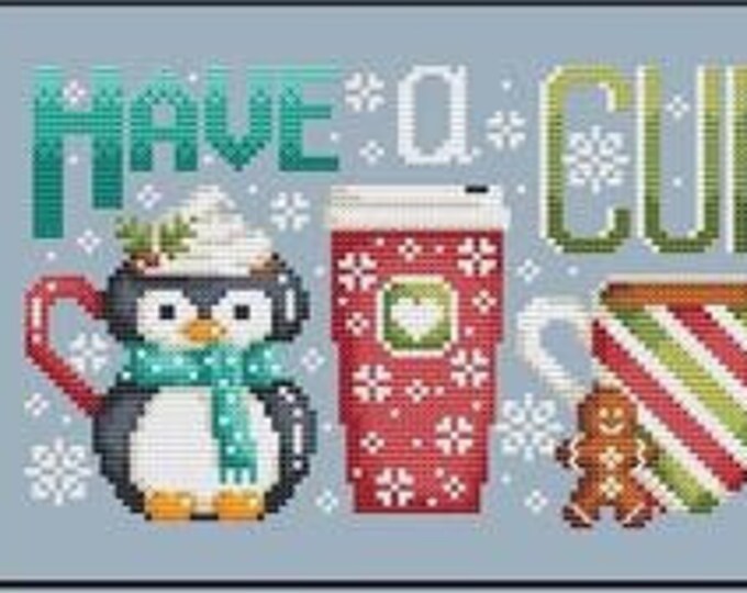 CUP OF CHEER * Shannon Christine Designs * Counted Cross Stitch Pattern ...