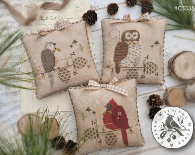 PEPPERMINT & PINE With Thy Needle and Thread Cross Stitch Pattern2 Etsy