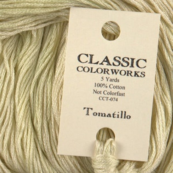 TOMATILLO - Classic Color Works 074 * Cotton Floss * 6 Strand * 5 yd skein