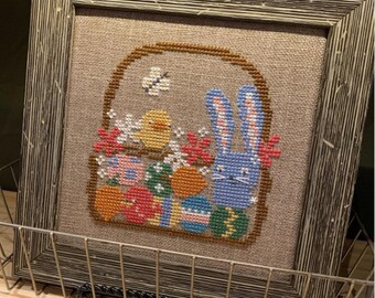BASKET FULL Of EASTER Kit * Bent Creek Classic * Cross Stitch Pattern-b