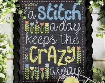 A STITCH A DAY * Little Stitch Girl * Cross stitch pattern - c