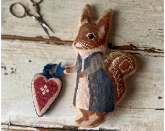 MISS HAZEL * Animal Cracker Series * Stacy Nash Designs * Cross Stitch Pattern-b