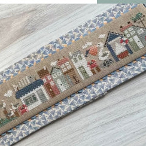 SEASIDE TINY TOWN * Heart In Hand * Cross Stitch Pattern-2