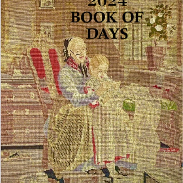 2024 BOOK Of DAYS * NeedleWorkPress * Cross Stitch Planning Calendar