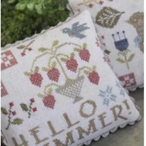 SUMMER TRIO * Brenda Gervais * With Thy Needle & Thread * Cross Stitch pattern - b