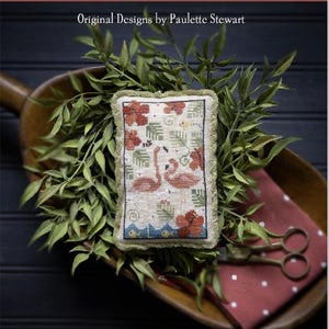 TROPIC TROUPE * Plum Street Samplers * Cross Stitch-b