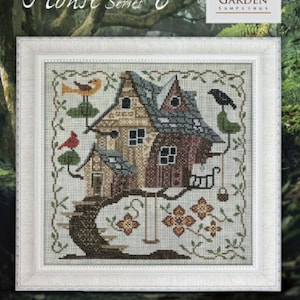 FABULOUS HOUSE SERIES * Tree House #6 * Cottage Garden Samplings * Counted Cross Stitch Pattern-2