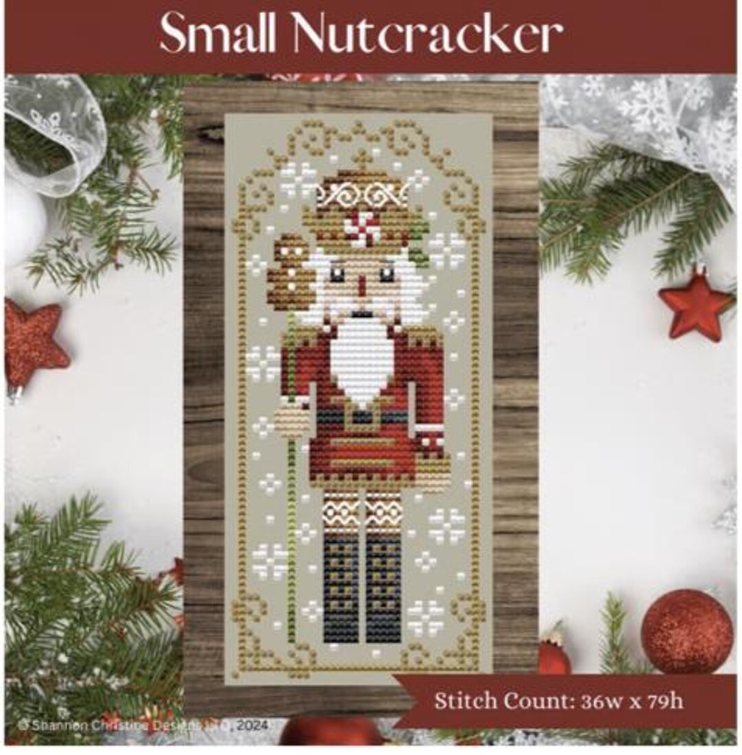 SMALL NUTCRACKER * Shannon Christine Designs * Counted Cross Stitch ...