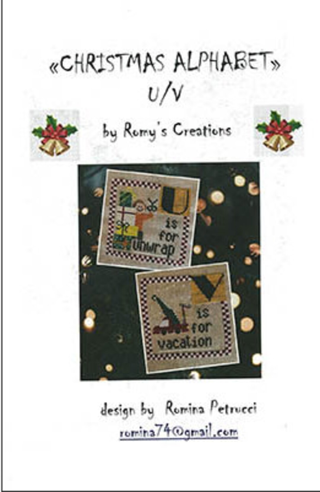 Letter Romy Christmas ALPHABET Letters Y / Z * Romy's Creations * Cross Stitch ...