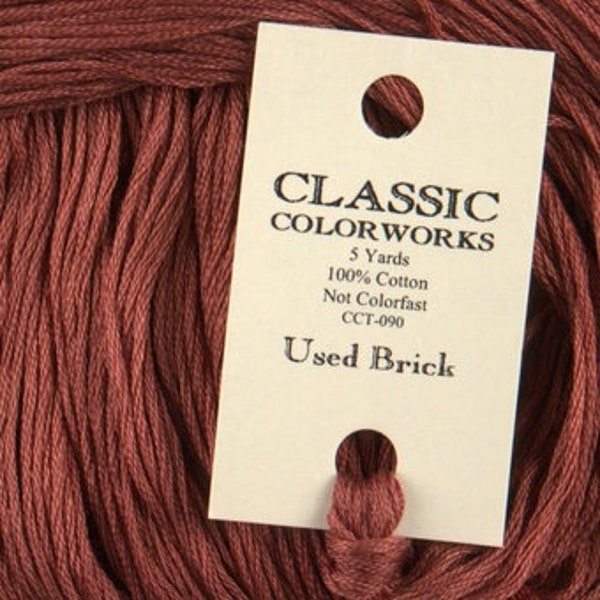 USED BRICK - Classic Color Works * Cotton Floss * 6 Strand * 5 yd skein