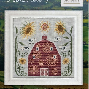 FABULOUS HOUSE SERIES * Housebarn #7 * Cottage Garden Samplings * Counted Cross Stitch Pattern-2