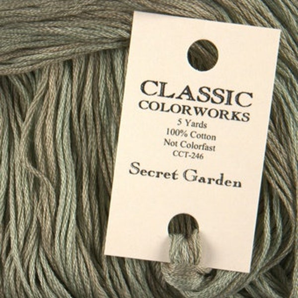 SECRET GARDEN - Classic Color Works 246 * Cotton Floss * 6 Strand * 5 yd skein