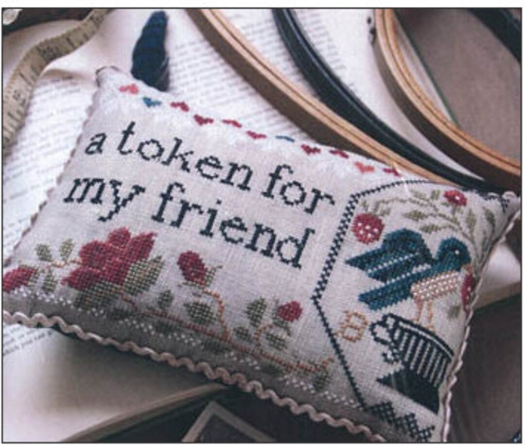 SEWN IN FRIENDSHIP * Heartstring Sampler * Cross Stitch Pattern-2 - Etsy