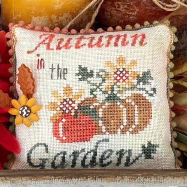 My GARDEN IN AUTUMN * Mani Di Donna *  Cross Stitch Pattern-2