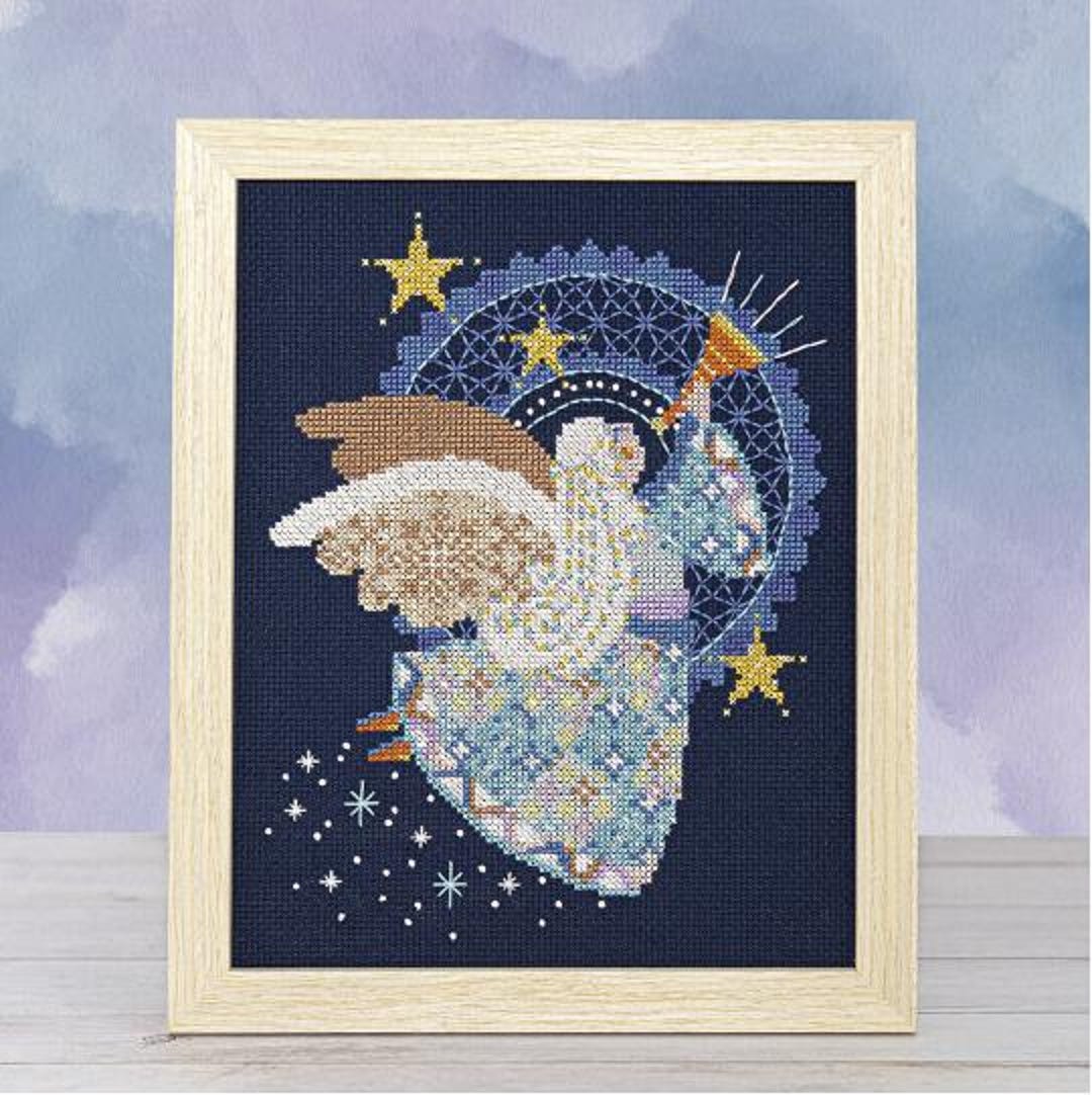 PATCHWORK ANGEL * Counting Puddles * Cross Stitch Pattern-c - Etsy