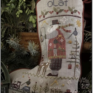 OLAF&#39;S STOCKING * Shepherd&#39;s Bush * Cross Stitch pattern - c