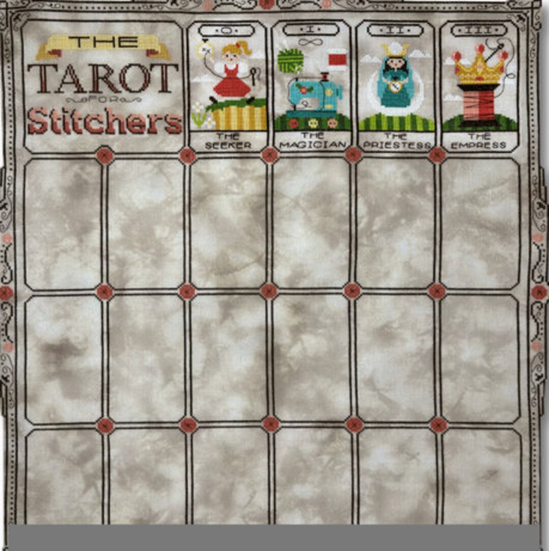 2024 Nashville Needlework Market the TAROT FOR STITCHERS Part 2 Tiny