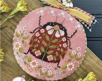 LADYBUG PICNIC * Hands on Design * Cross Stitch pattern - b