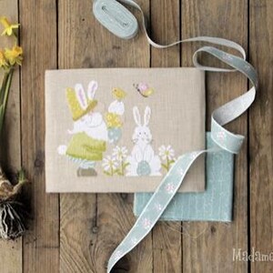 EASTER WITH The GNOME * Madame Chantilly * Cross Stitch pattern-2