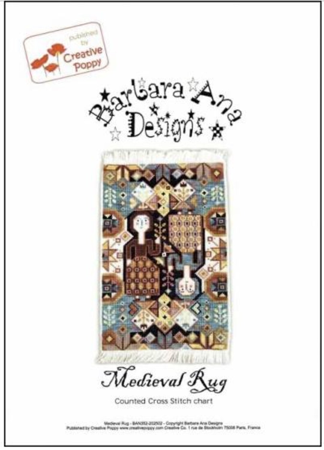 MEDIEVAL RUG * Barbara Ana Designs * Counted Cross Stitch Pattern-c - Etsy