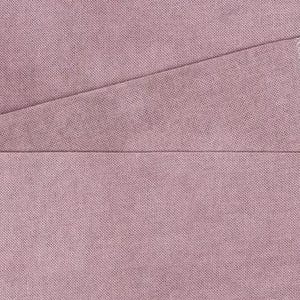 May include: Close-up of a textured, dusty rose fabric with visible diagonal and horizontal folds. The fabric has a subtle, dotted pattern, and the folds create a layered effect, adding depth to the image. The overall aesthetic is soft and muted.