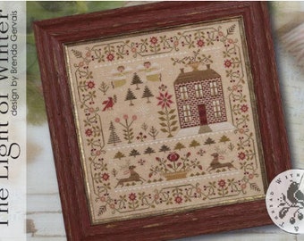 THE LIGHT Of WINTER * With Thy Needle & Thread * Brenda Gervais * Cross Stitch Pattern-b