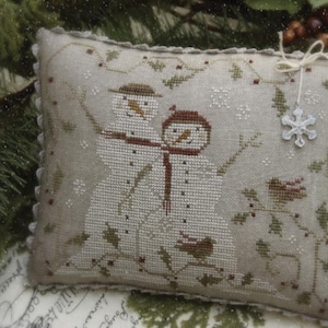 SNOW BIRDS * With Thy Needle & Thread * Brenda Gervais * Cross Stitch Pattern-b