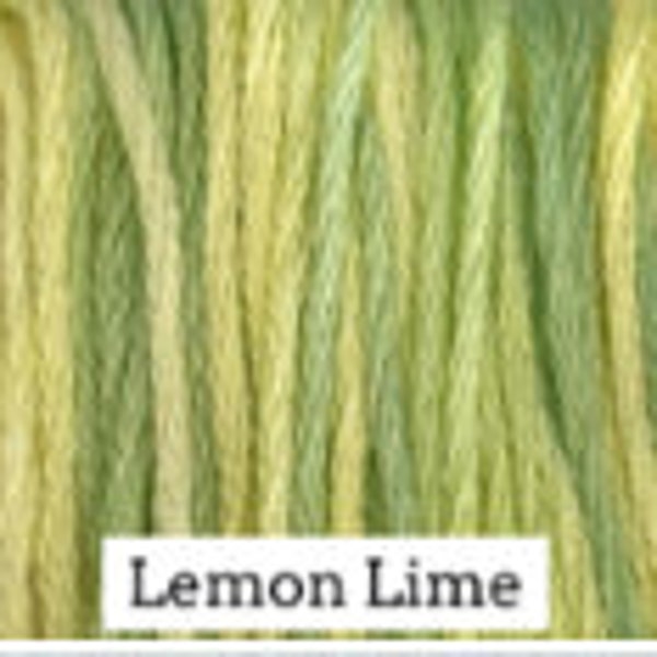 LEMON LIME  - Classic Color Works 019 * Cotton Floss * 6 Strand * 5 yd skein