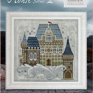 FABULOUS HOUSE SERIES * Castle #2 * Cottage Garden Samplings * Counted Cross Stitch Pattern-2