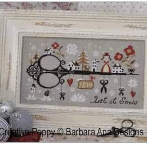 QUE NIEVE * Diseños de Barbara Ana * Patrón de punto de cruz contado-c