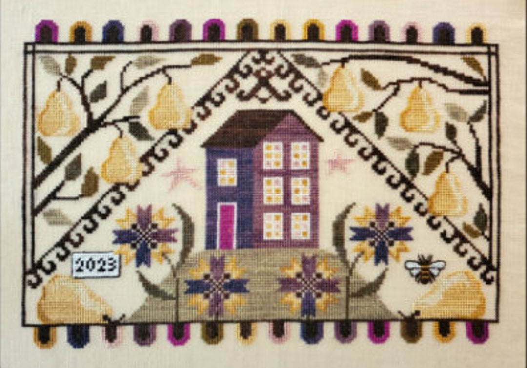PEAR HILL the Artsy Housewife Cross Stitch Pattern2 Etsy