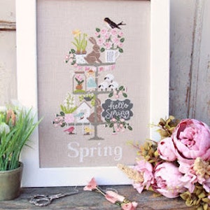 CELEBRATE SPRING * Madame Chantilly * Counted Cross Stitch-2