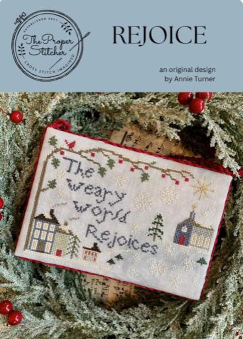 REJOICE * the Proper Stitcher * Cross Stitch Pattern - B - Etsy