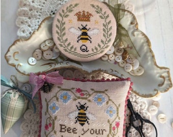 BEE YOUR BEST Self * Lila's Studio * Cross Stitch Pattern-2