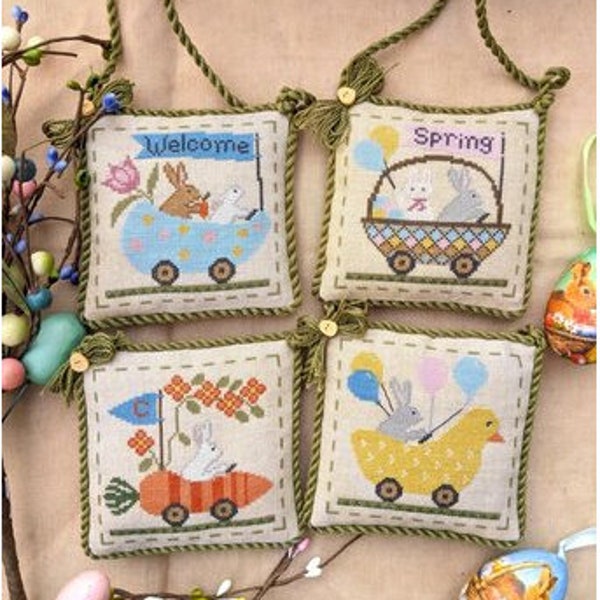 SPRING PARADE 1  * Lila's Studio * Counted Cross Stitch  Pattern-2