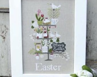 CELEBRATE EASTER * Madame Chantilly * Counted Cross Stitch-b