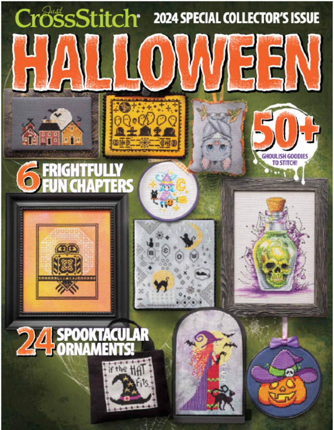Just Cross Stitch Magazine * HALLOWEEN 2024 COLLECTORS Edition