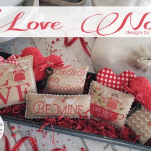 LOVE NOTES * With Thy Needle and Thread * Brenda Gervais * Counted Cross Stitch Pattern-b